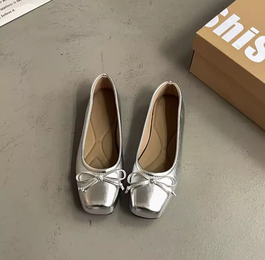 Ballerines pour femme avec lacet
