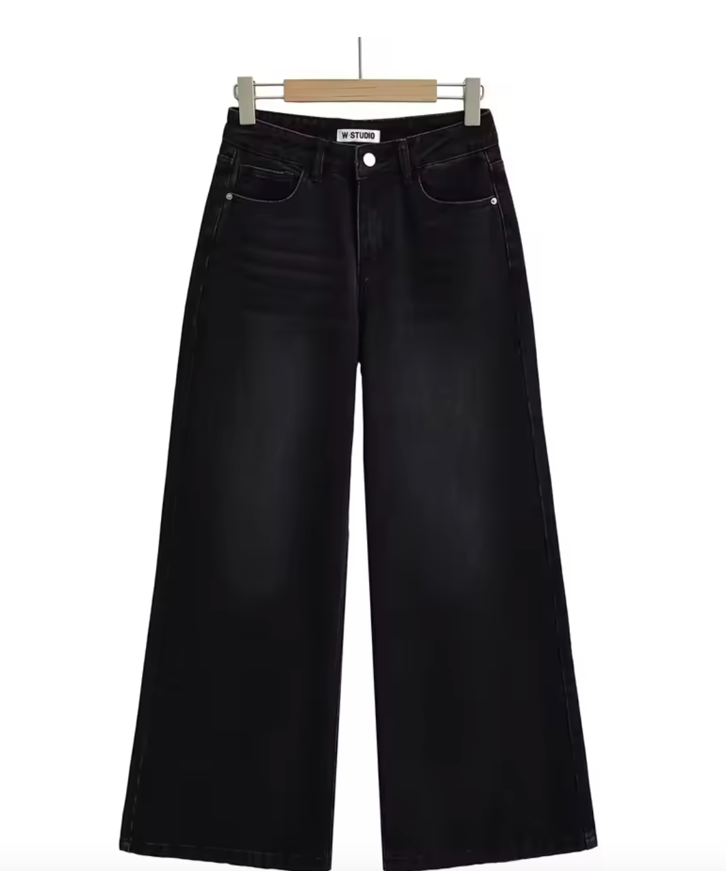 Jeans avec jambe large pour femme