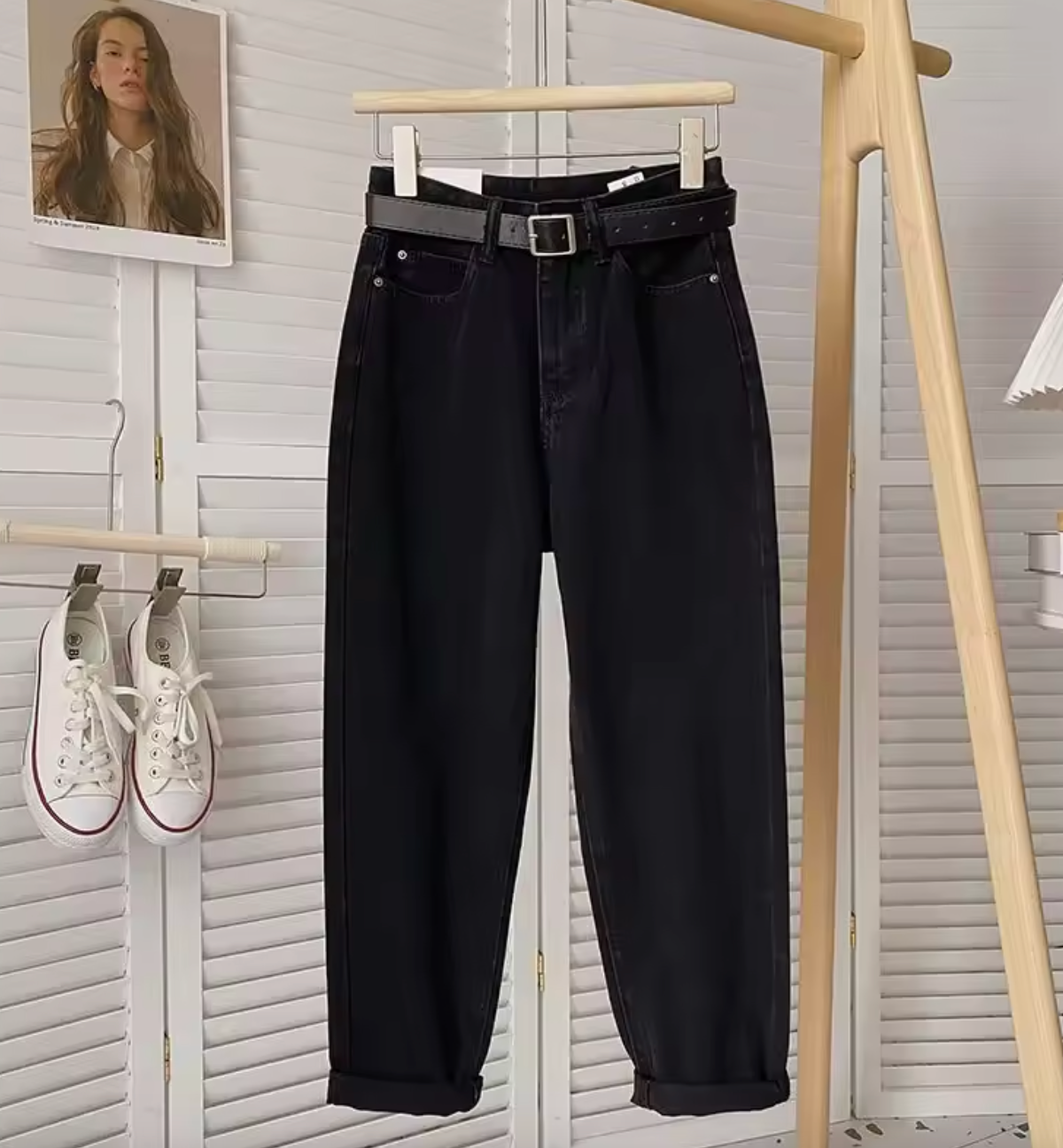 Jeans rétro pour femme