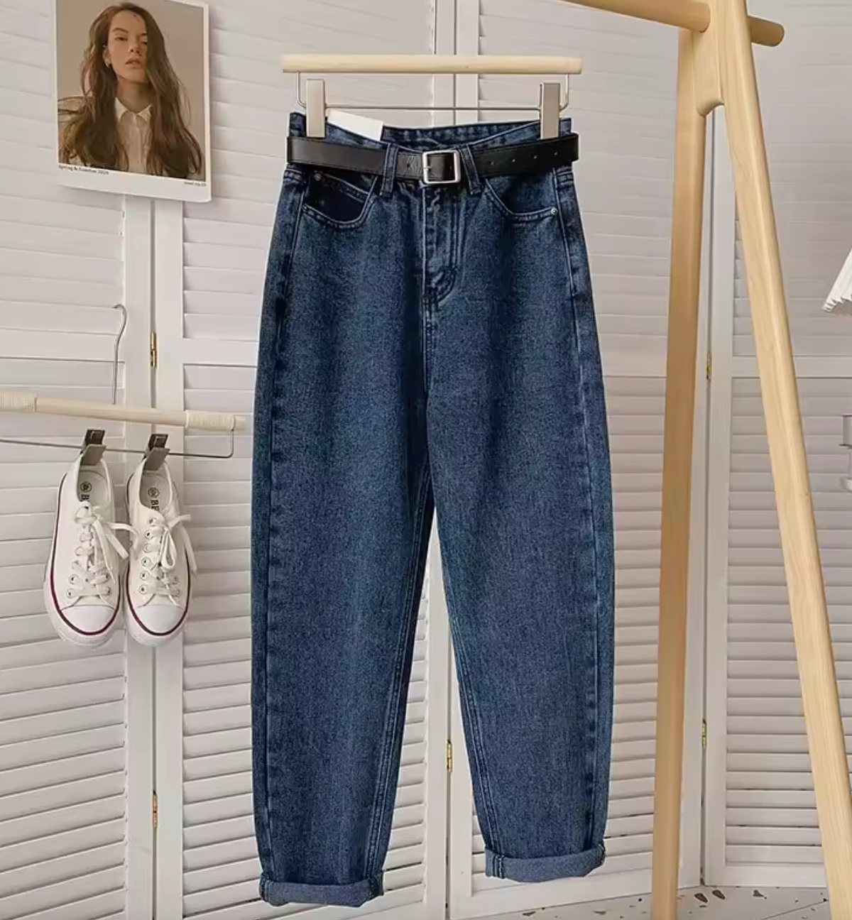 Jeans rétro pour femme