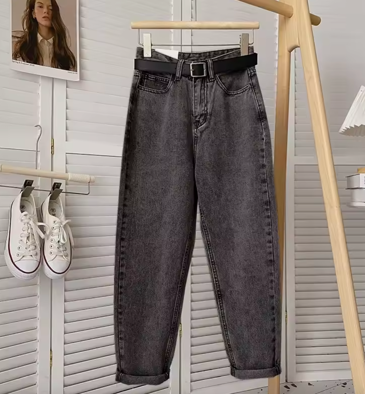 Jeans rétro pour femme