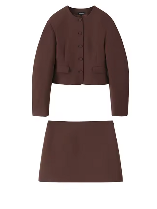 Jacket et jupe idéal pour l'automne