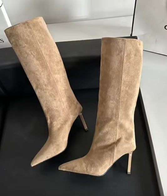 Bottes hautes à talon