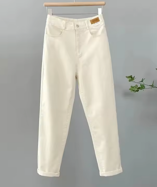 Jeans style mom pour femme