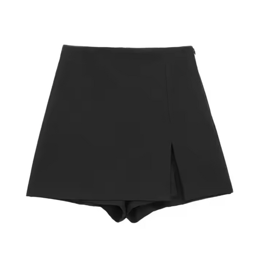 Short style jupe avec fente de côté