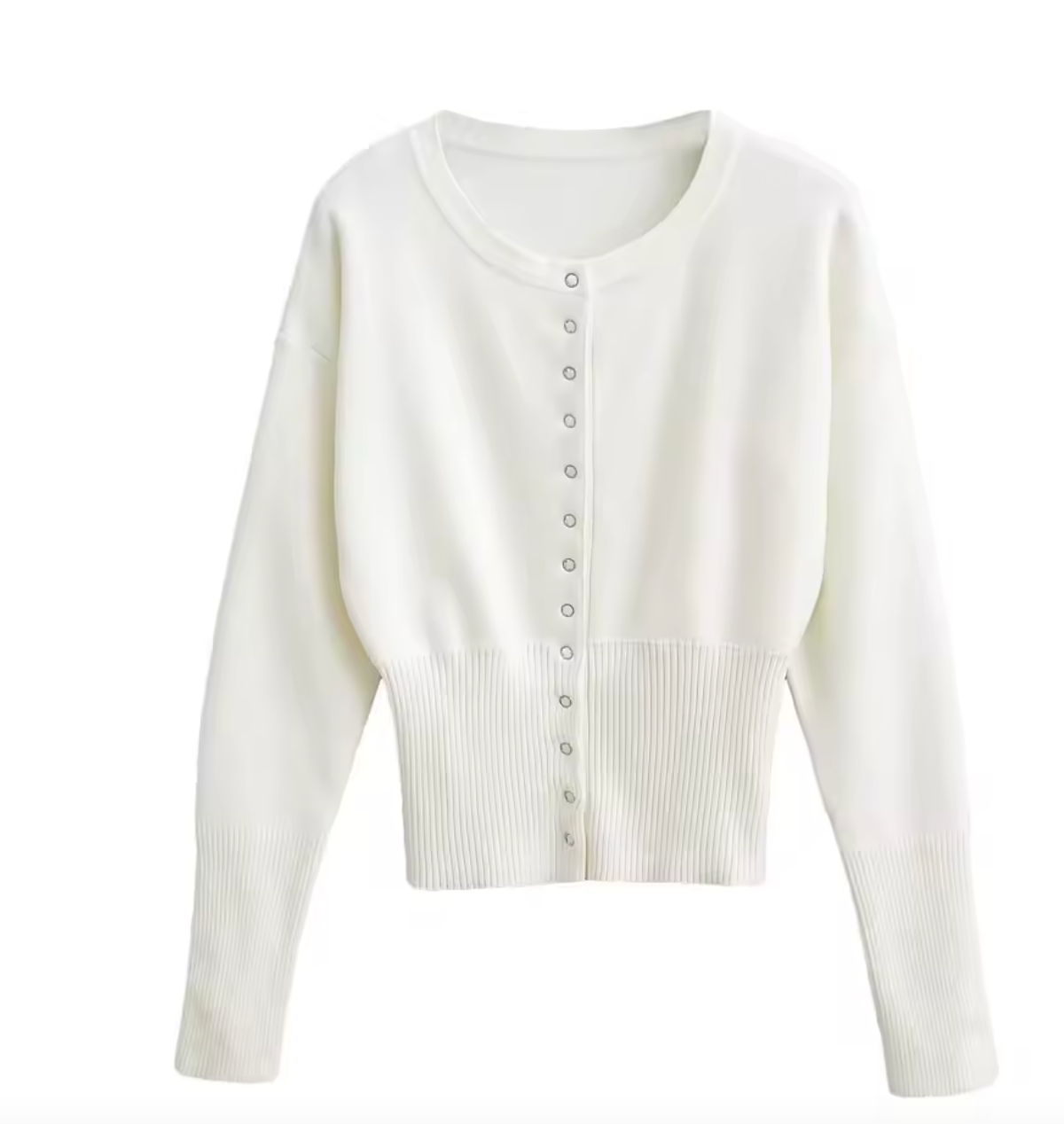 Cardigan élégant avec boutons clips
