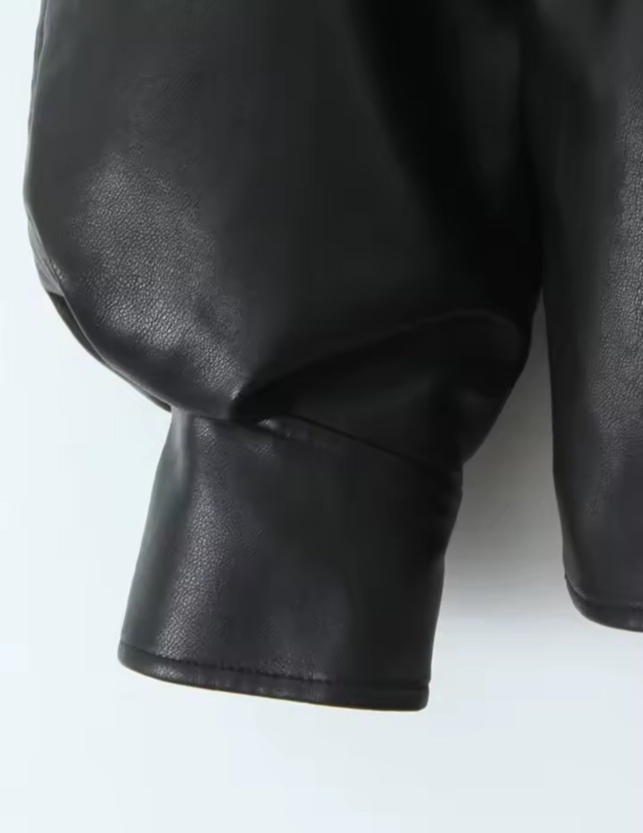 Veste en similicuir rétro vintage