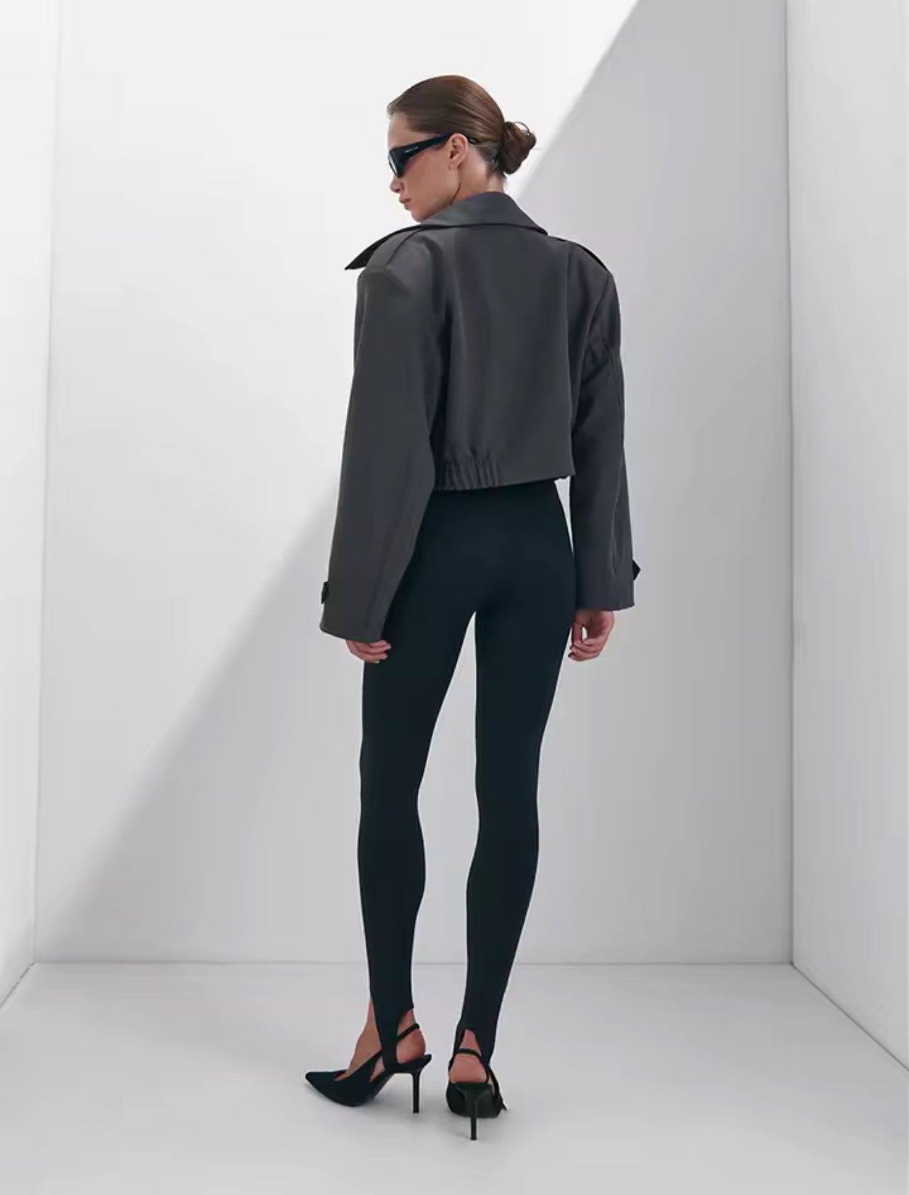 Legging avec bretelles pied