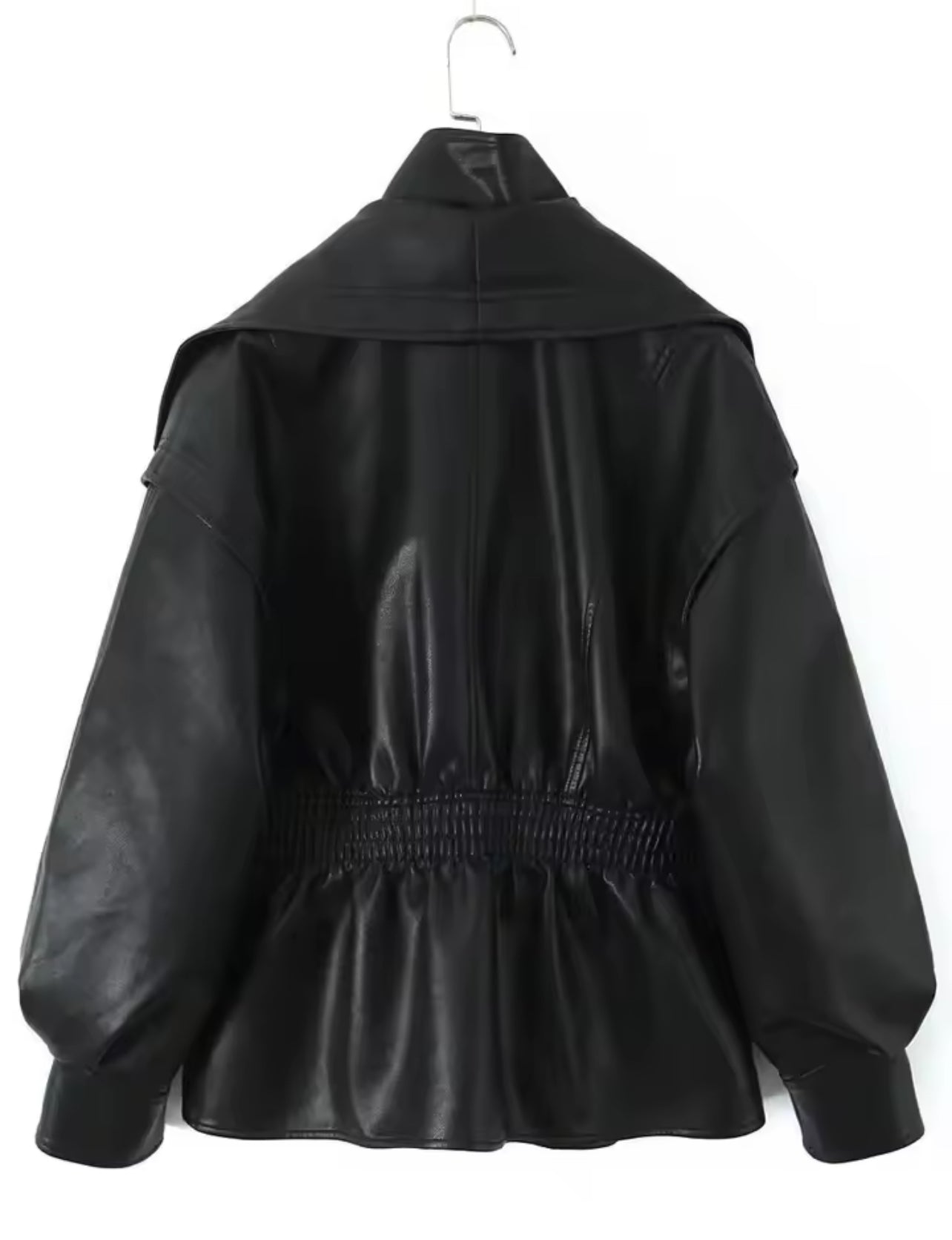 Veste en similicuir rétro vintage