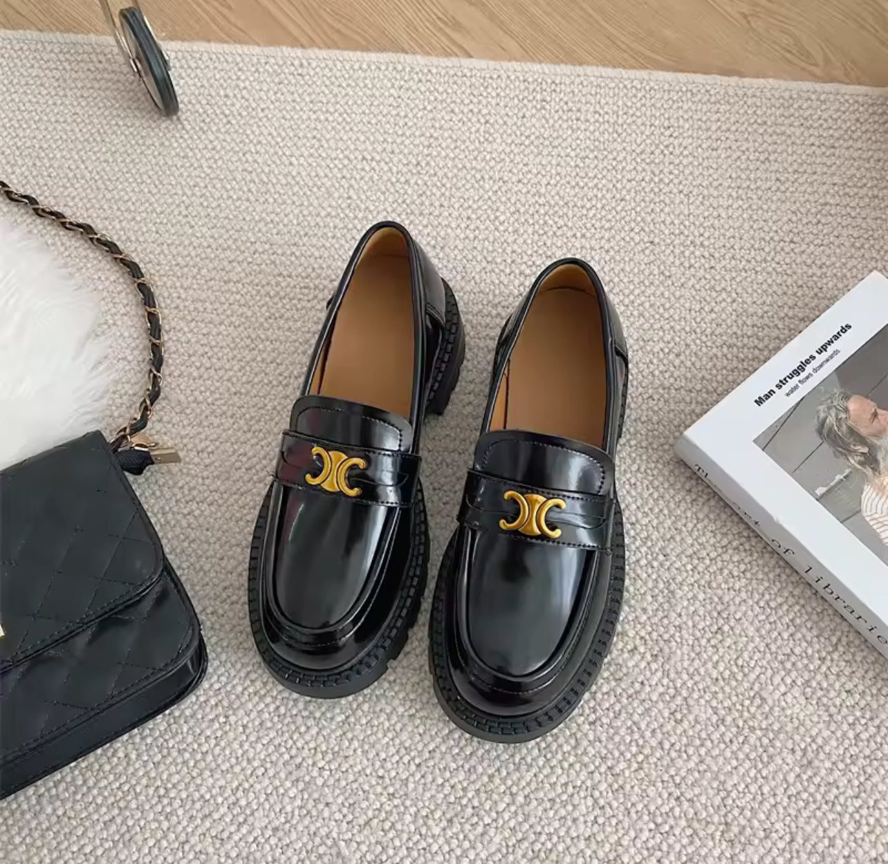 Mocassins en similicuir