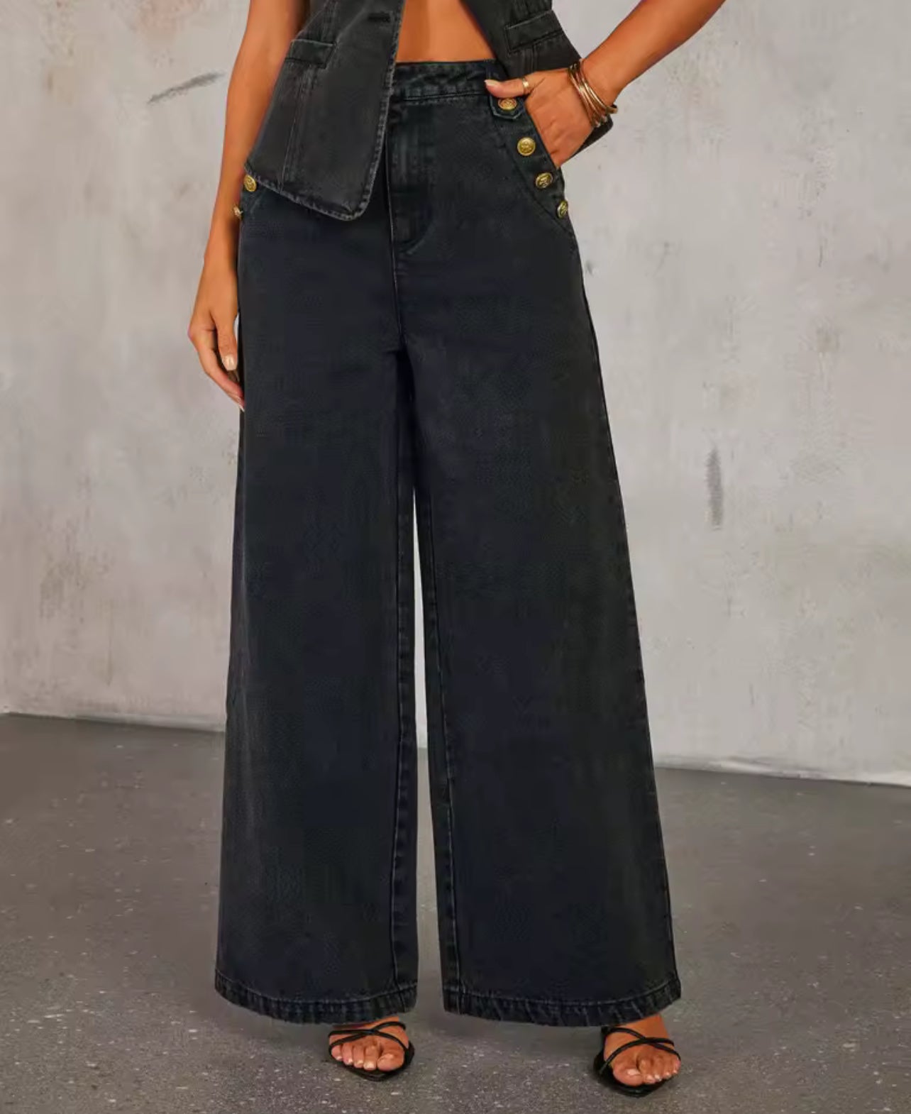 Haut et jeans pour femme