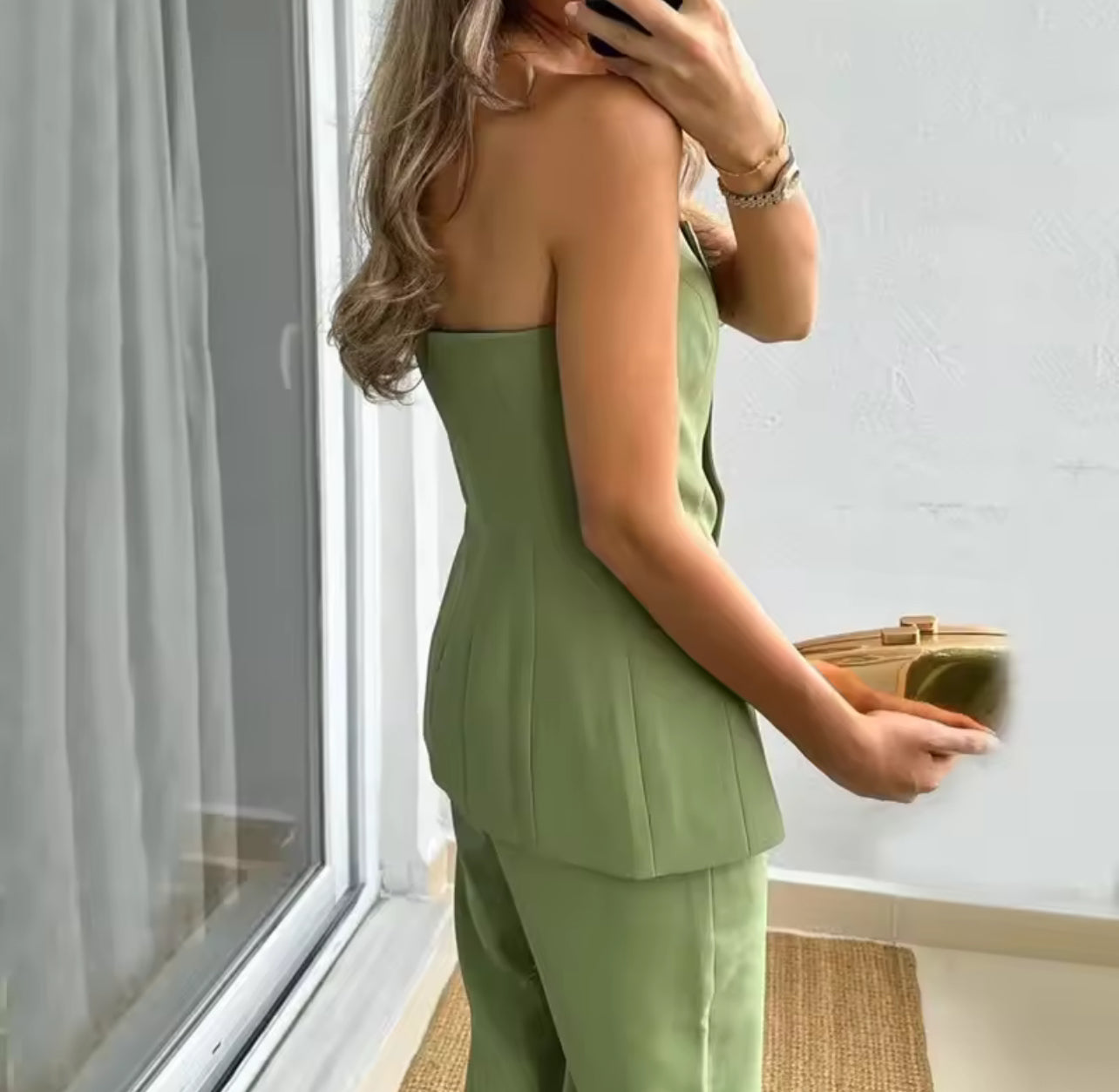 Ensemble top et pantalon classe