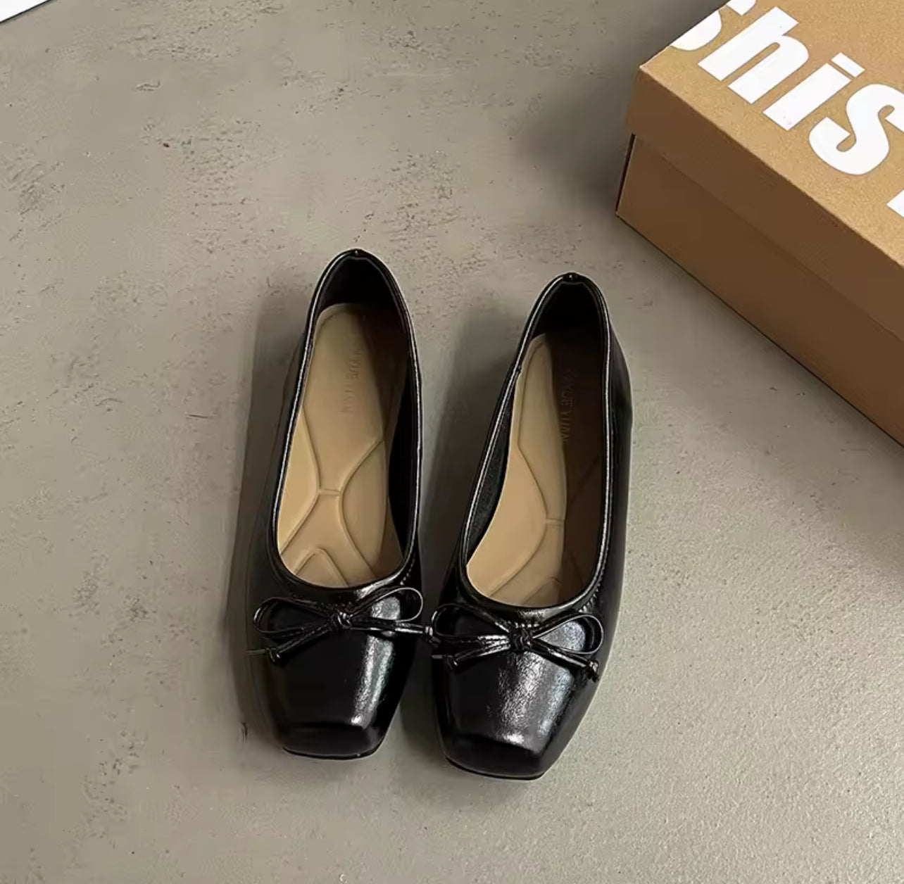 Ballerines pour femme avec lacet
