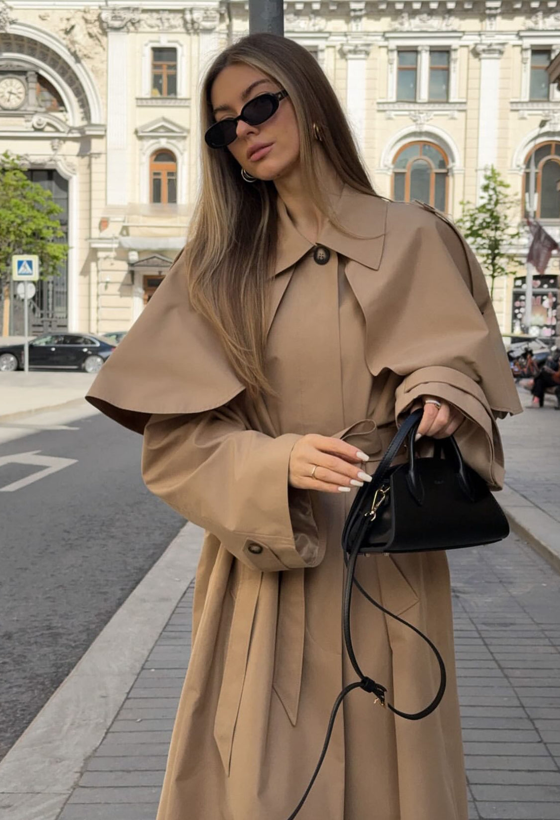 Trench-coat long pour femme