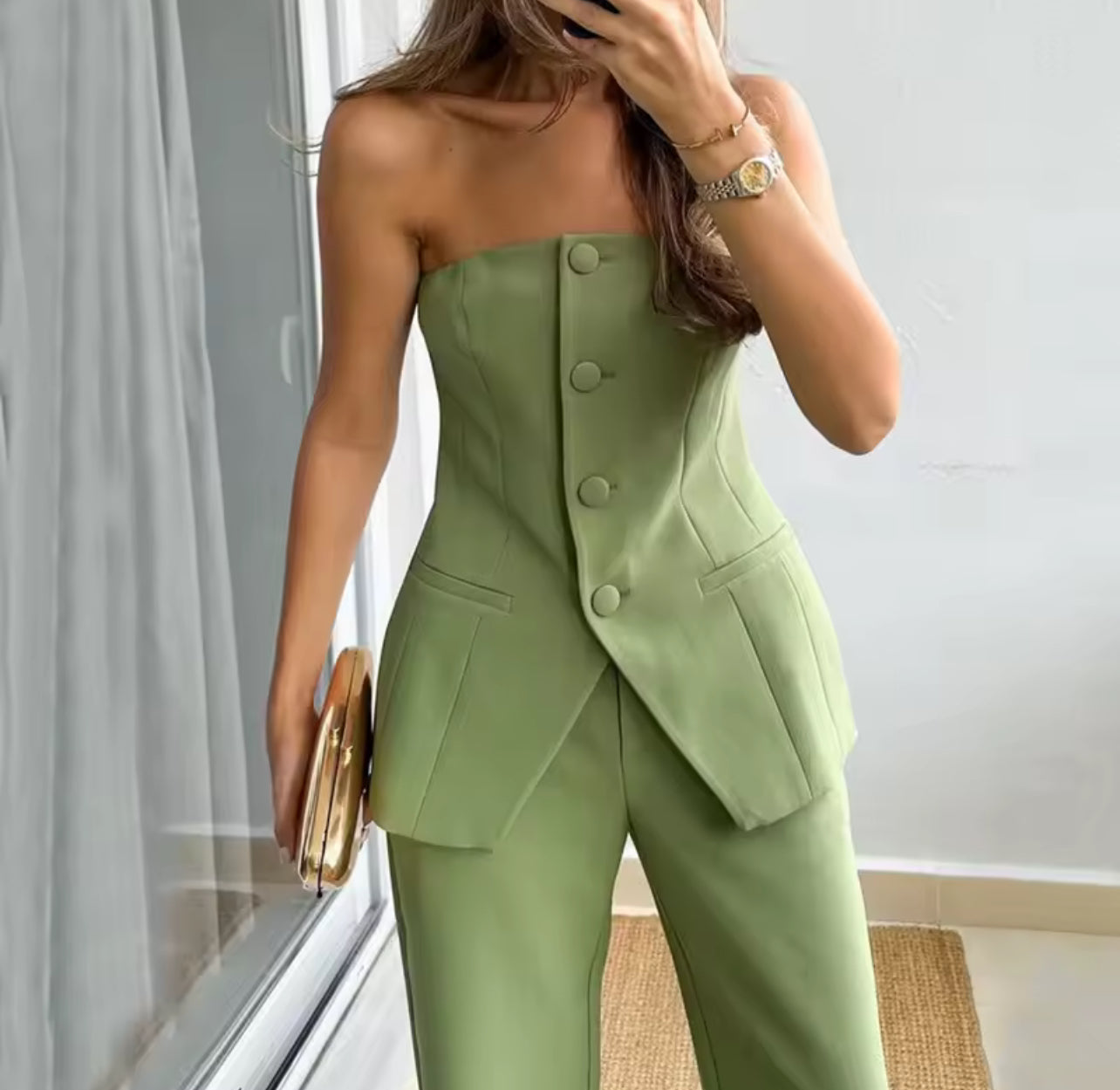 Ensemble top et pantalon classe