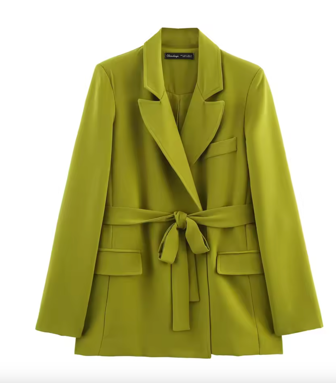 Blazer avec ceinture et pantalon