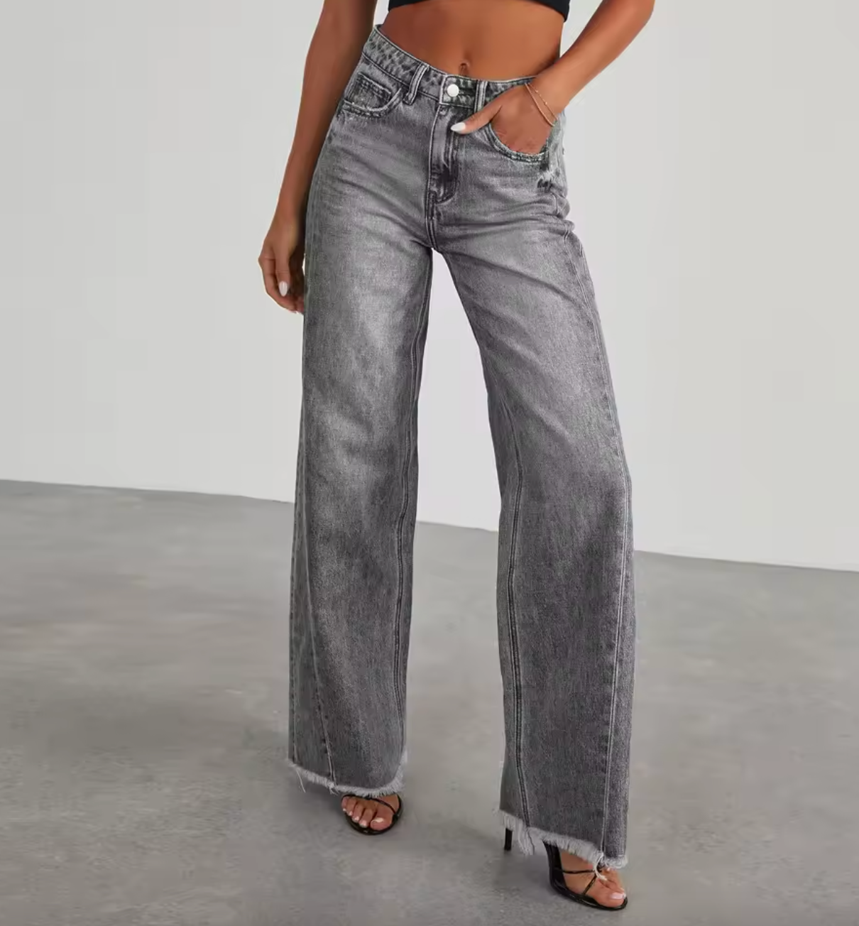 Jeans jambe droite pour femme