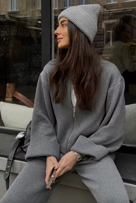 Ensemble en tricot veste et pantalon