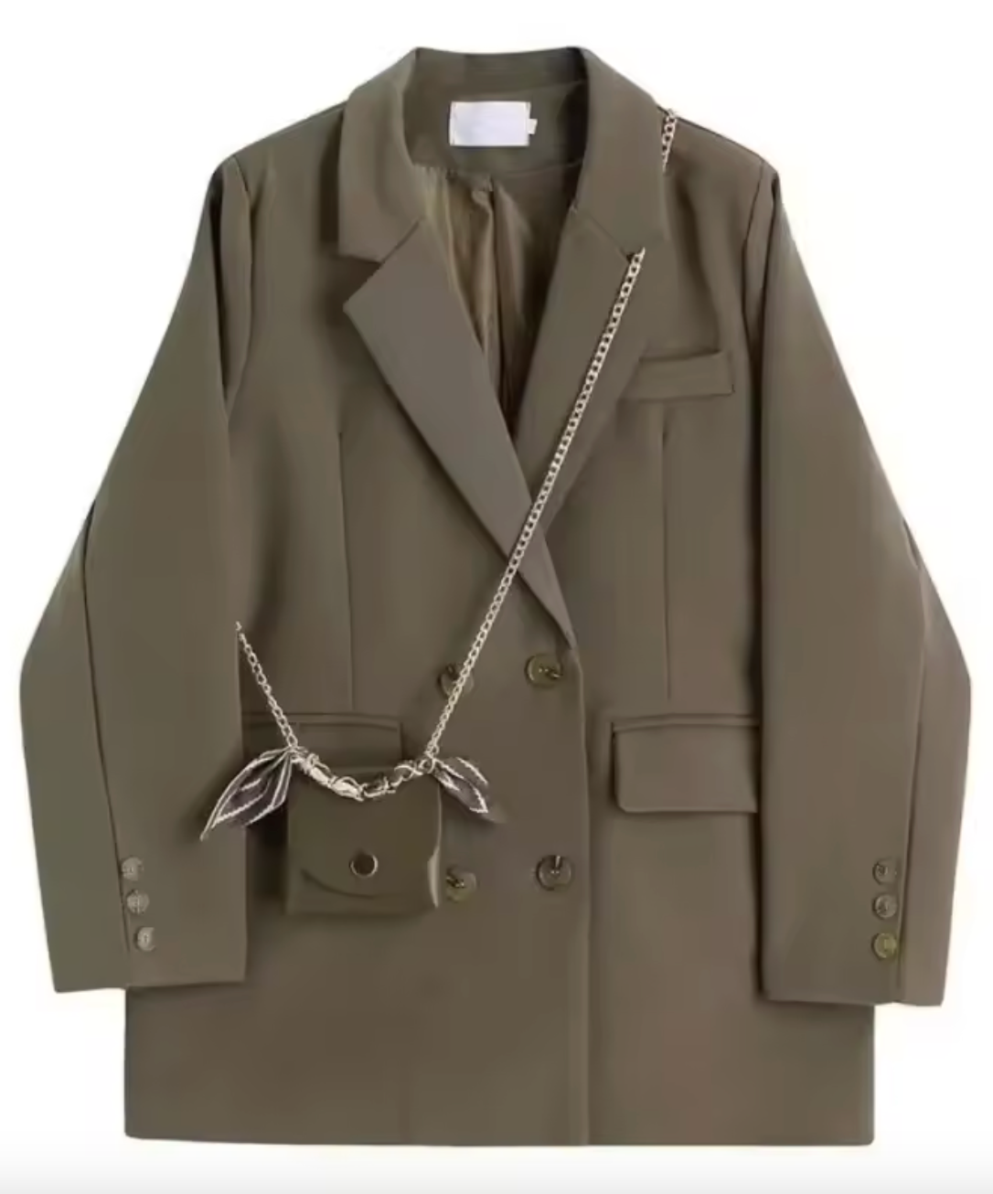 Blazer élégant sans petit sac