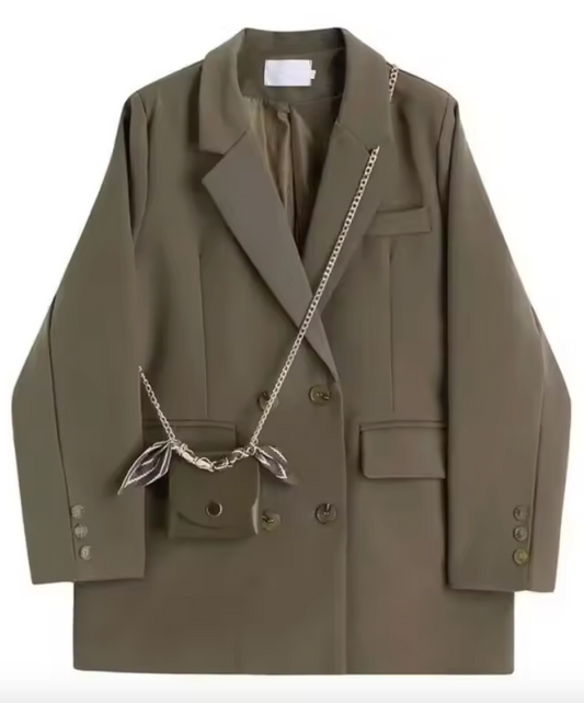 Blazer élégant sans petit sac