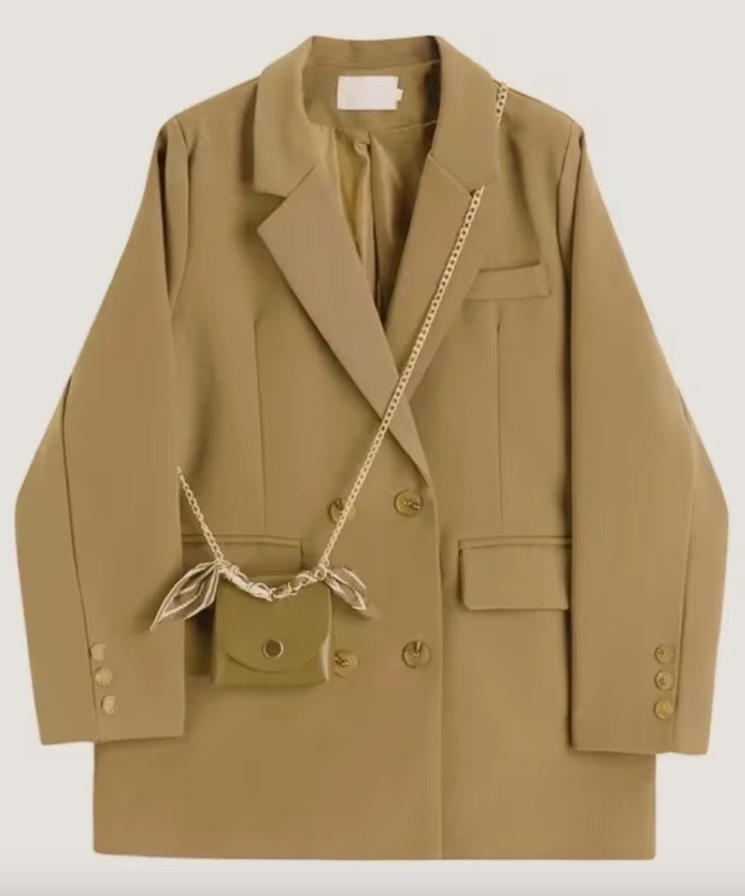 Blazer élégant sans petit sac