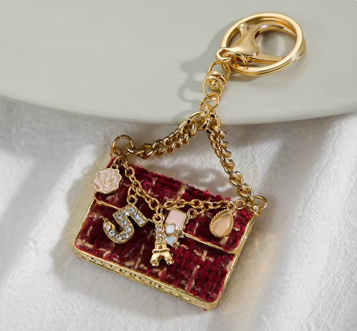 Porte clé forme de sac à main