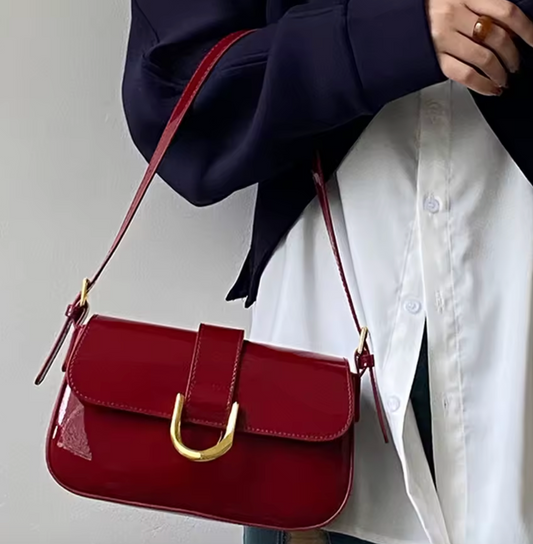 Sac à main avec détail métallique