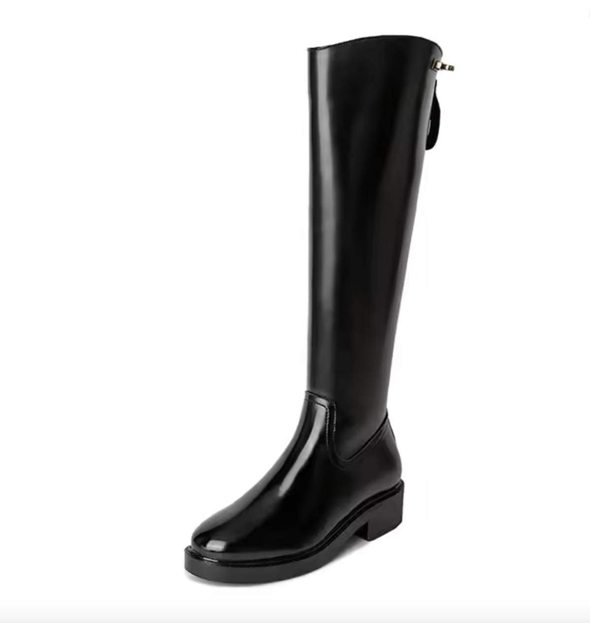 Bottes hautes avec fermeture éclair
