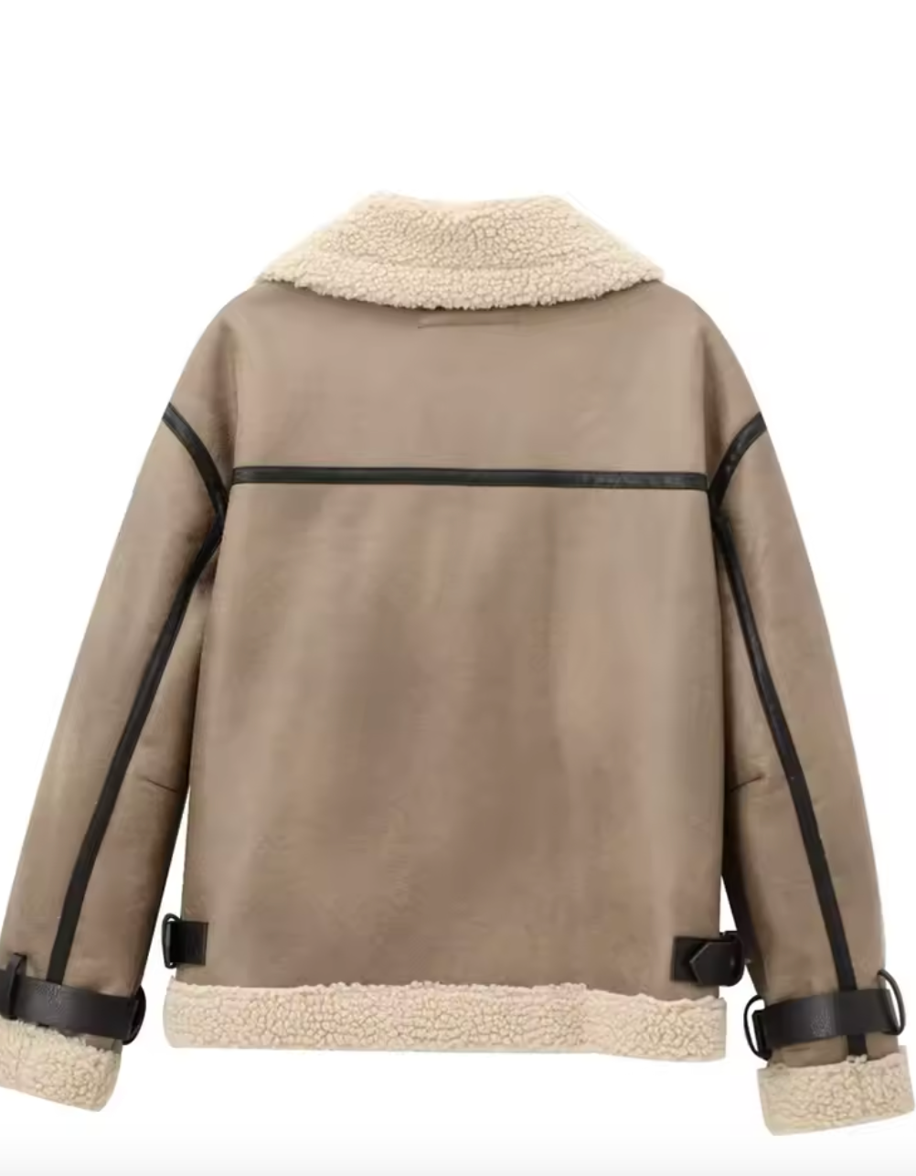 Manteau jacket avec doublure pelucheuse