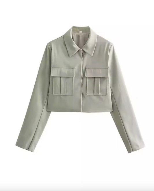 Jacket avec poches et Pantalon taille haute