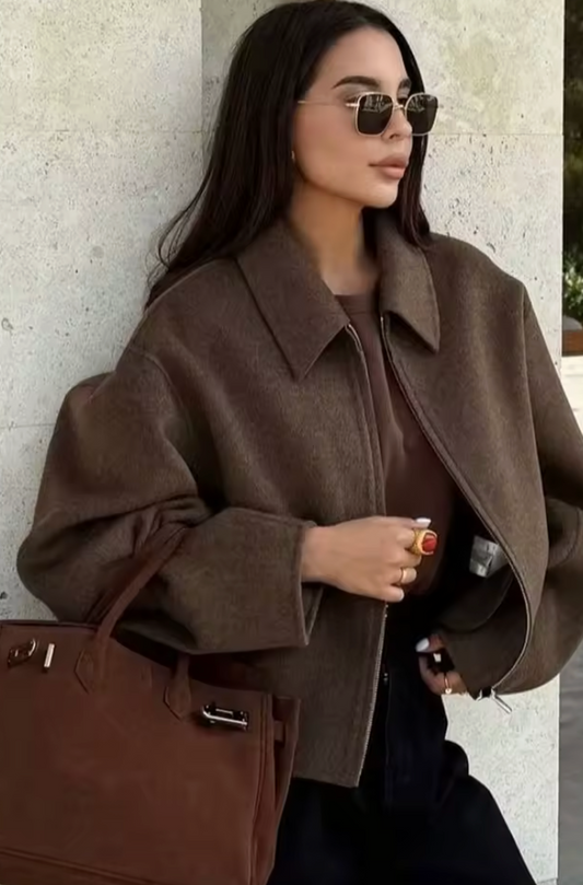 Veste avec fermeture éclair