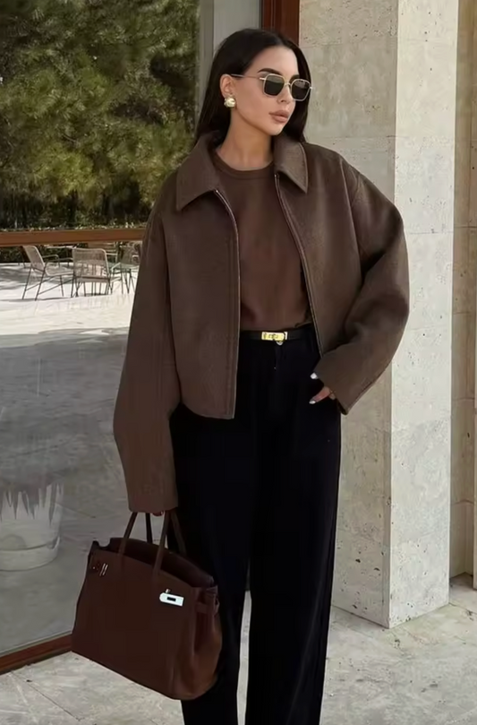 Veste avec fermeture éclair