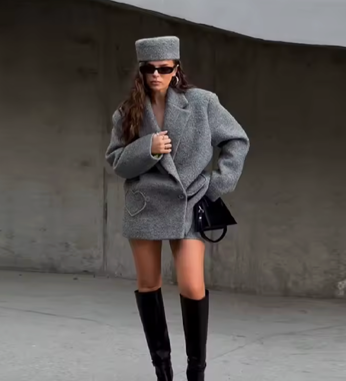Ensemble blazer manteau et jupe