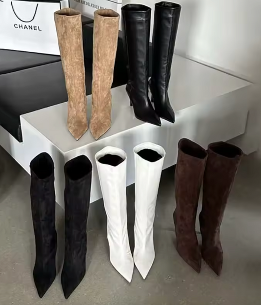 Bottes hautes à talon