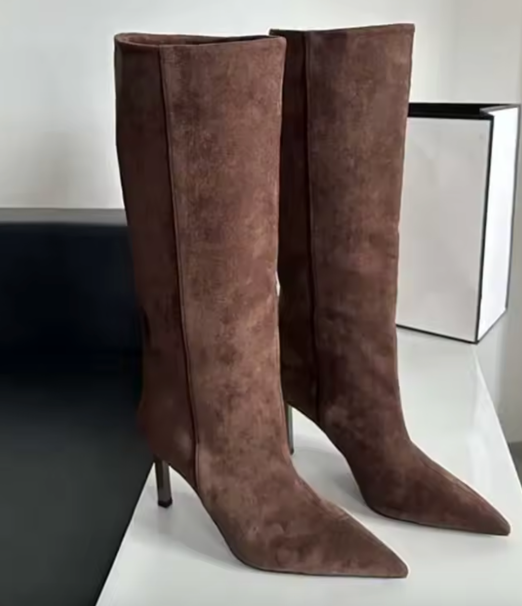 Bottes hautes à talon