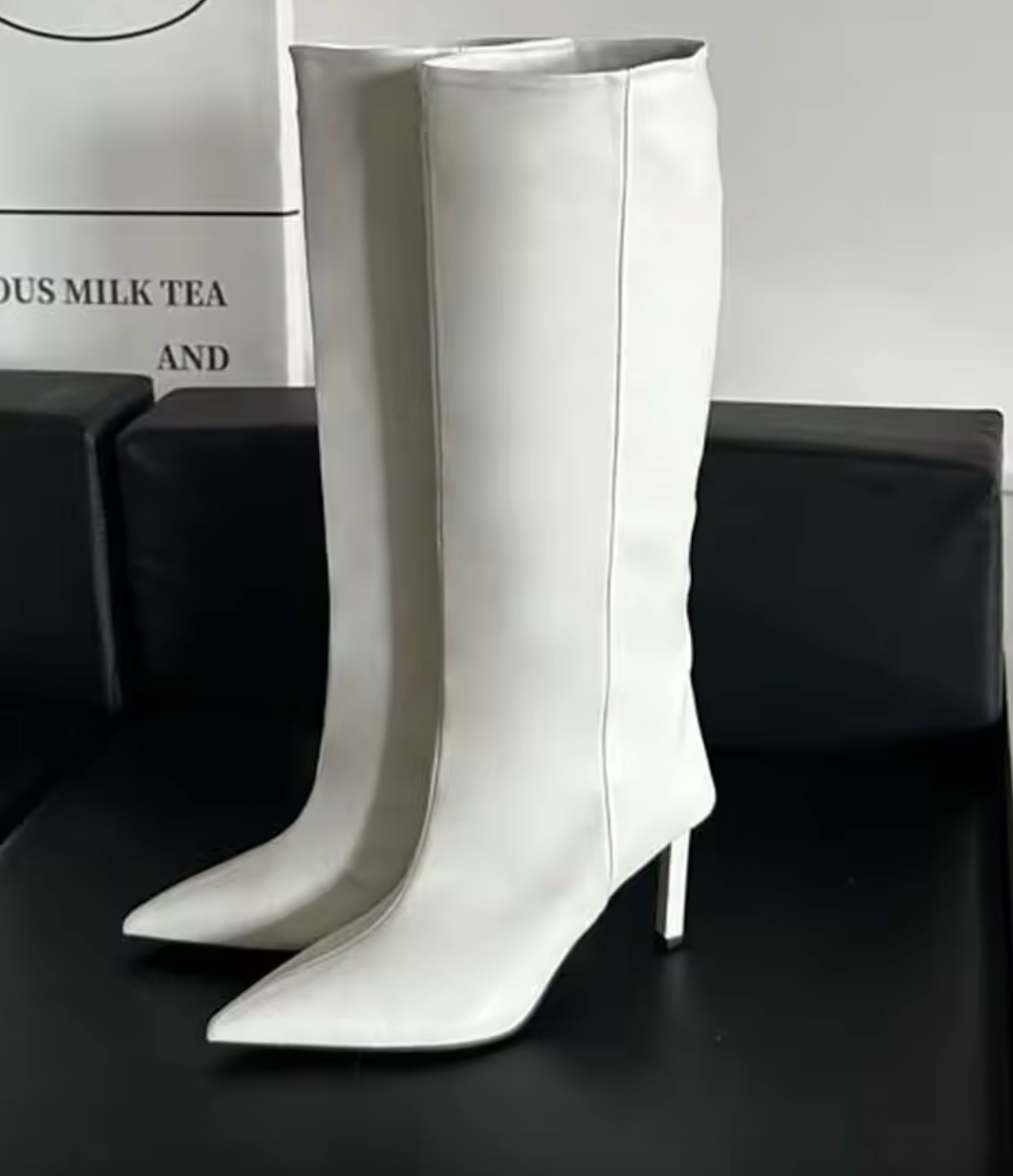 Bottes hautes à talon