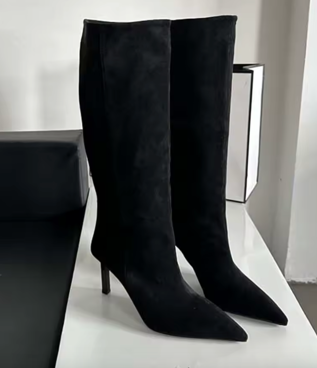 Bottes hautes à talon