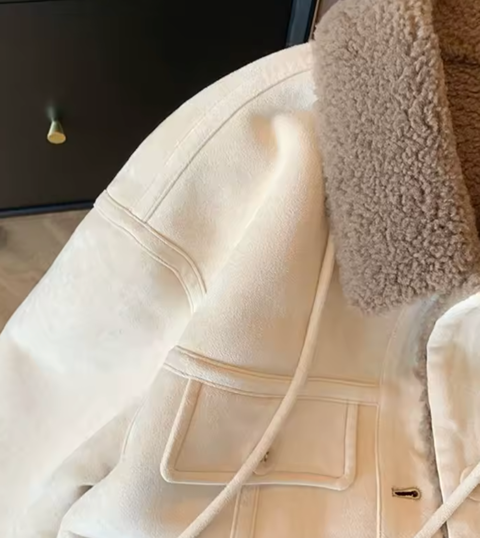 Veste avec intérieur pelucheux sans sac