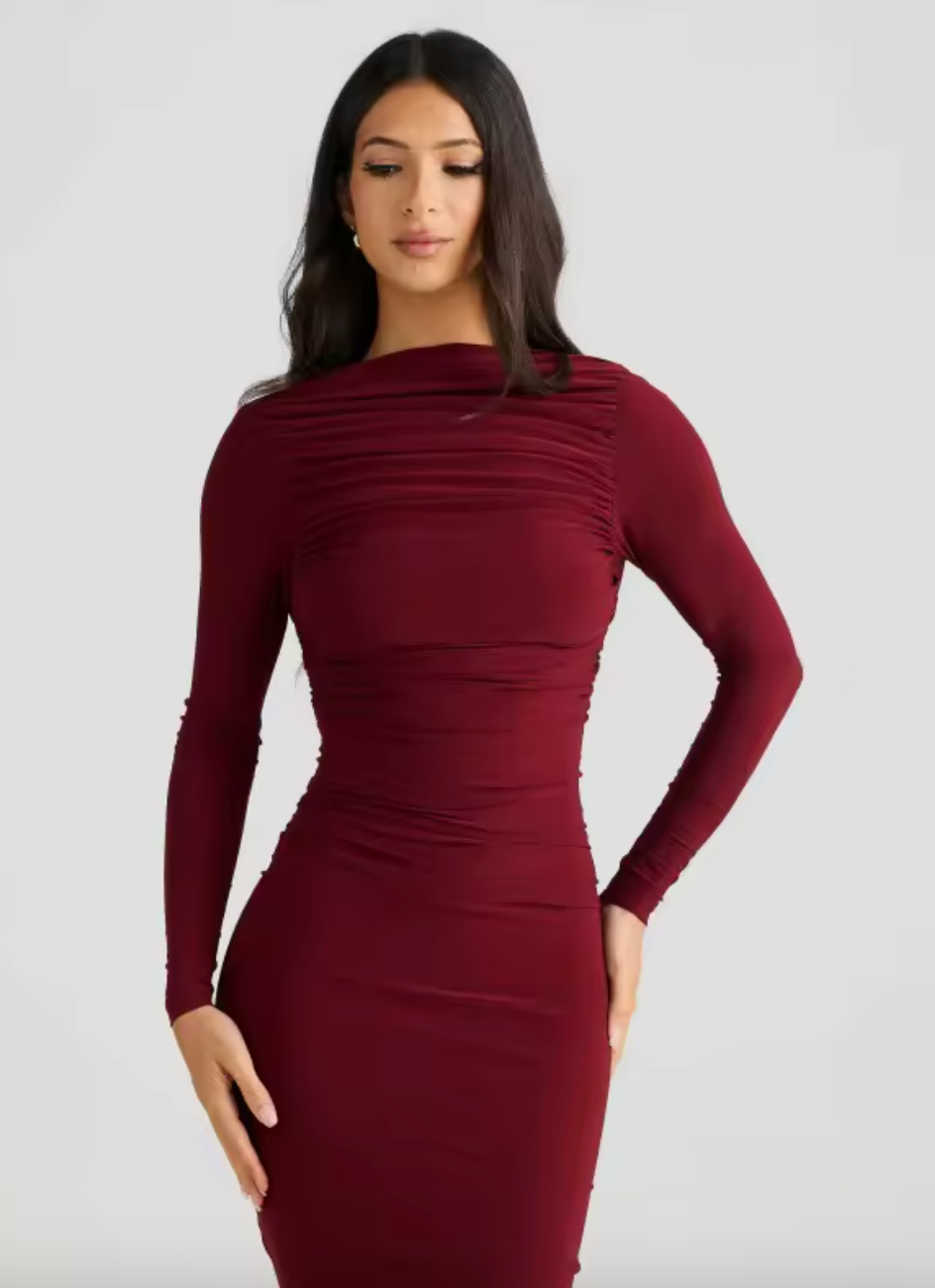 Robe sexy longue et moulante