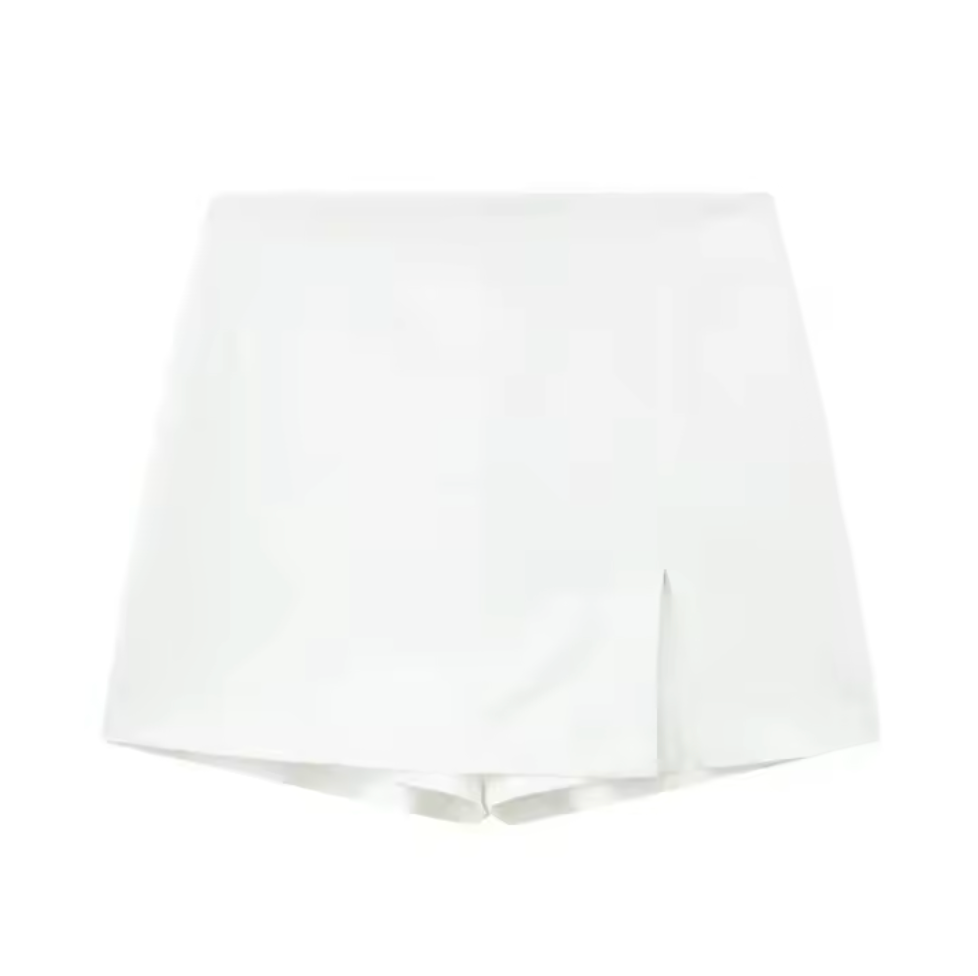 Short style jupe avec fente de côté