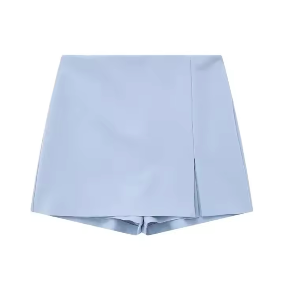 Short style jupe avec fente de côté