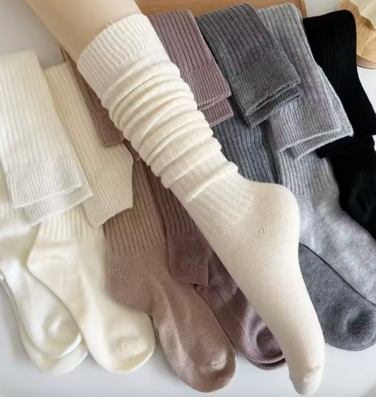 Chaussettes longues en laine