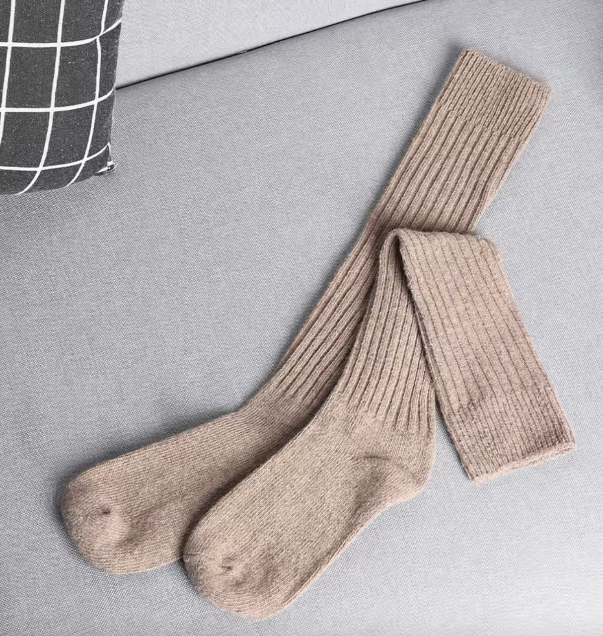 Chaussettes longues en laine