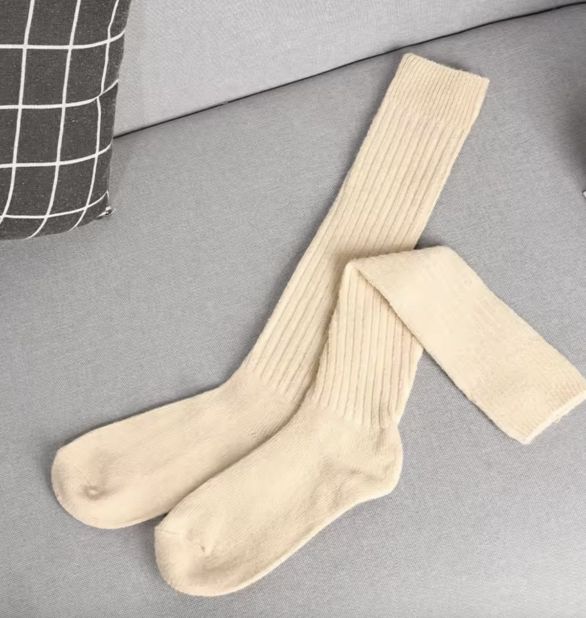 Chaussettes longues en laine
