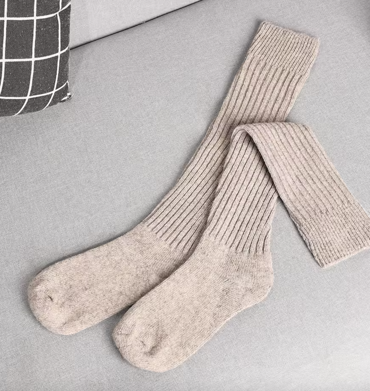 Chaussettes longues en laine