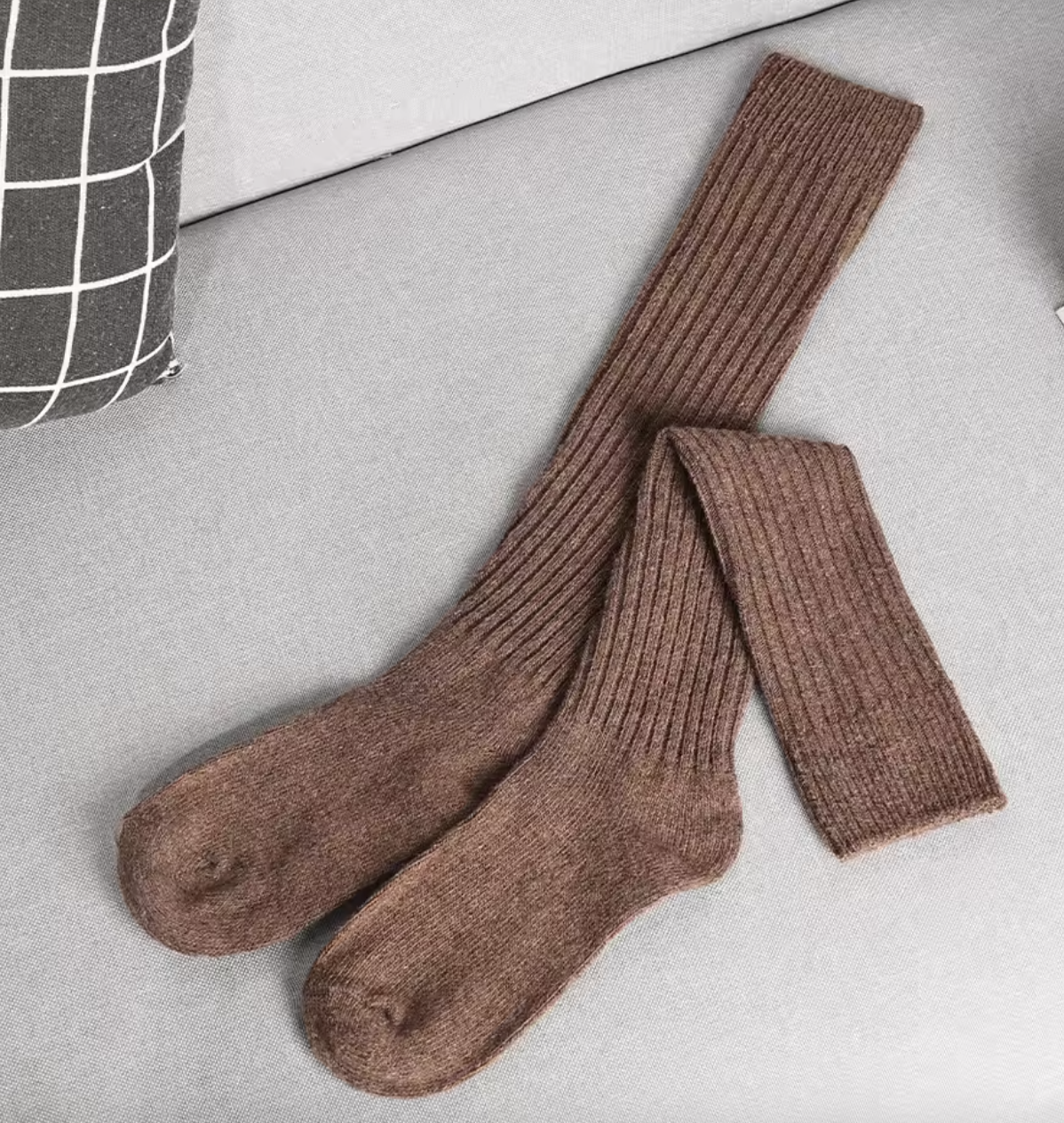 Chaussettes longues en laine