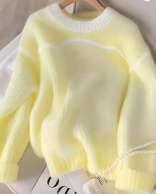 Pull duveteux pour femme