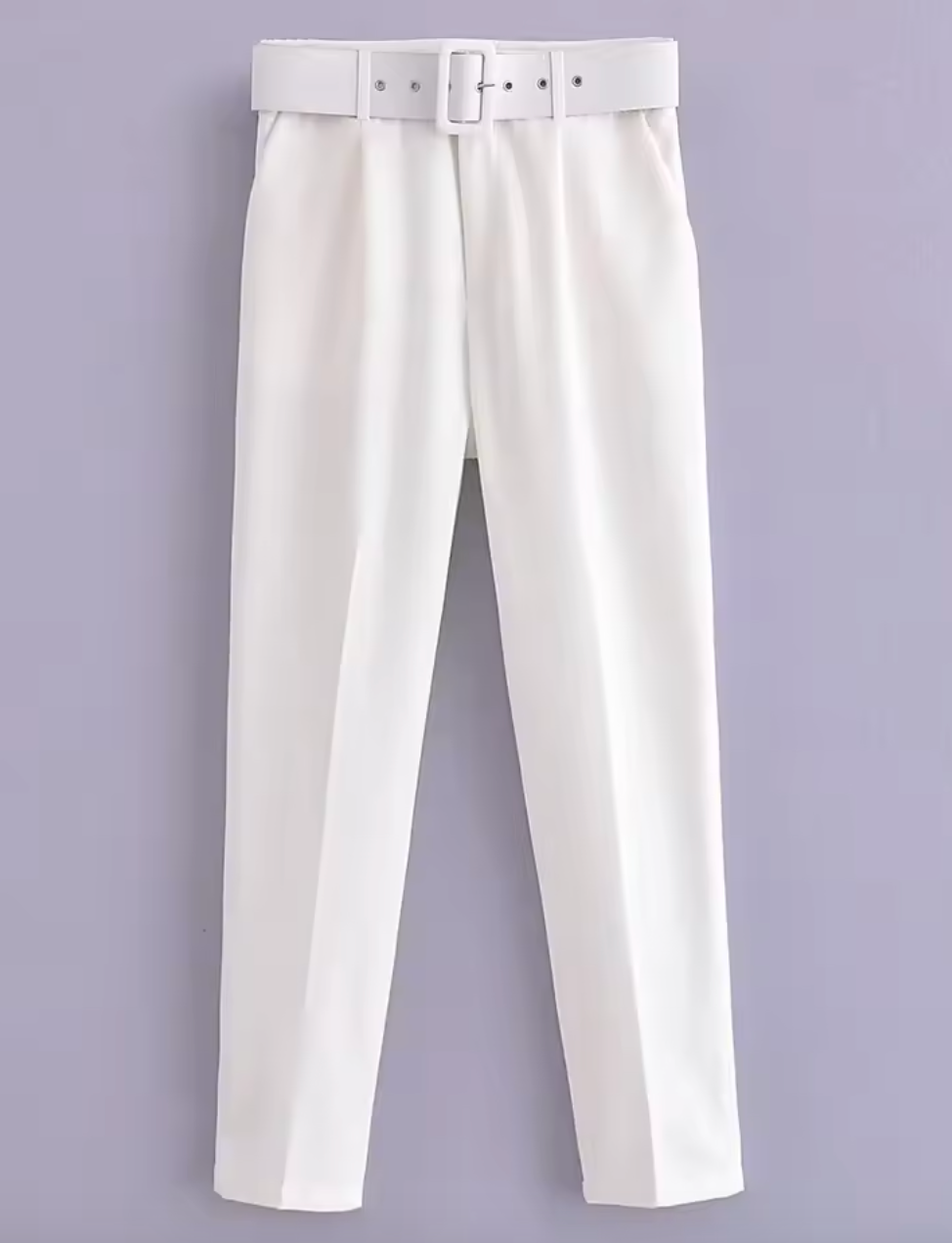 Pantalon élégant avec ceinture intégrée