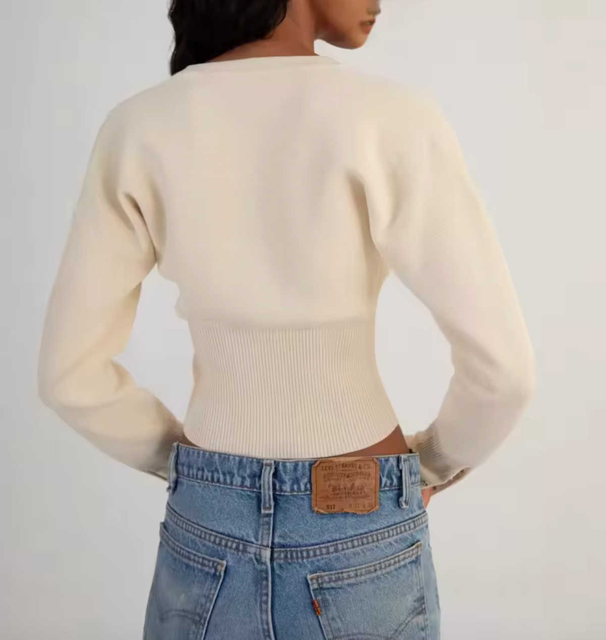 Cardigan élégant avec boutons clips