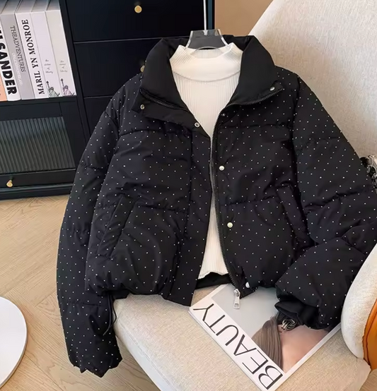 Doudoune pour femme avec strass
